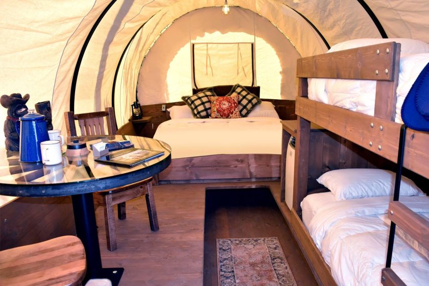 Глэмпинг вагон