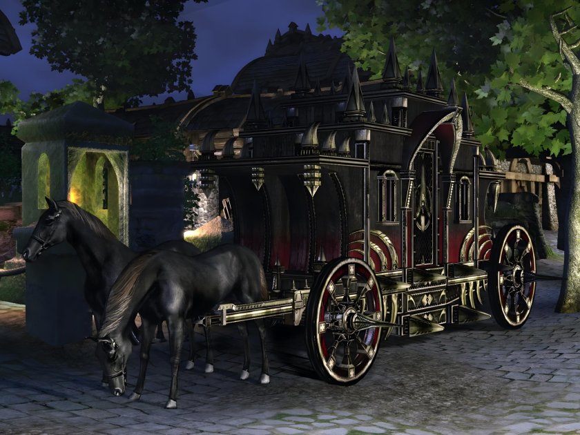 Дилижанс фэнтези арт