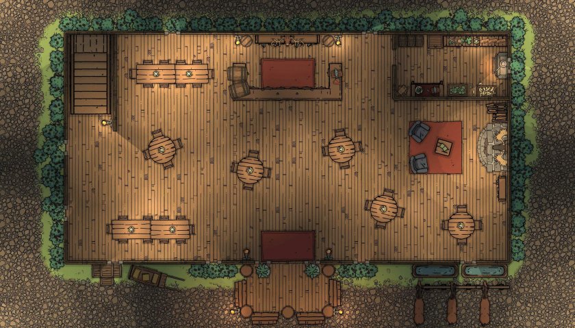 Таверна ДНД карта