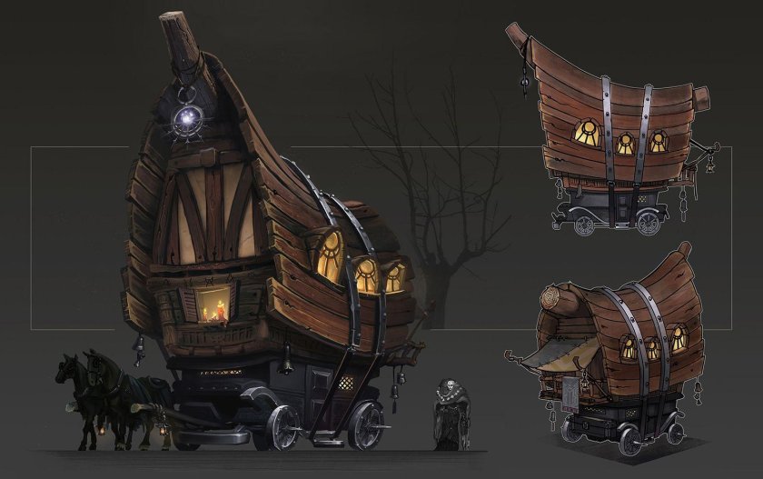 Повозка фэнтези