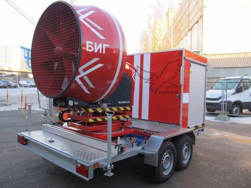 Автомобиль дымоудаления ад (МАЗ 5309)