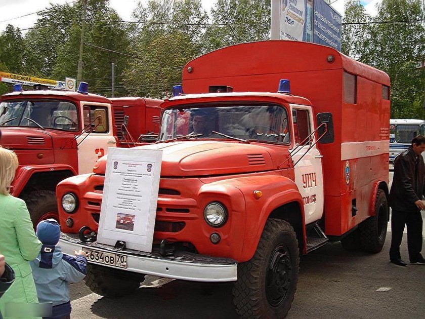 Пожарная машина зил 130