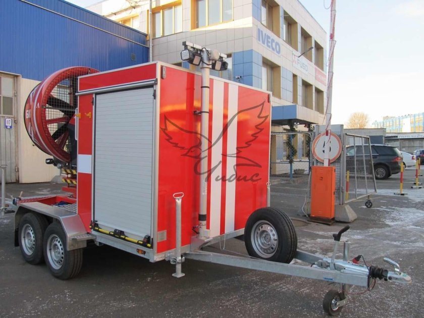 Пожарная передвижная подстанция дымоудаления ПППД-125