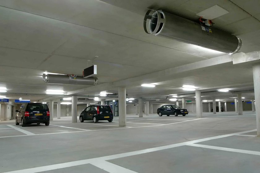 Система дымоудаления подземных автостоянок вентиляции