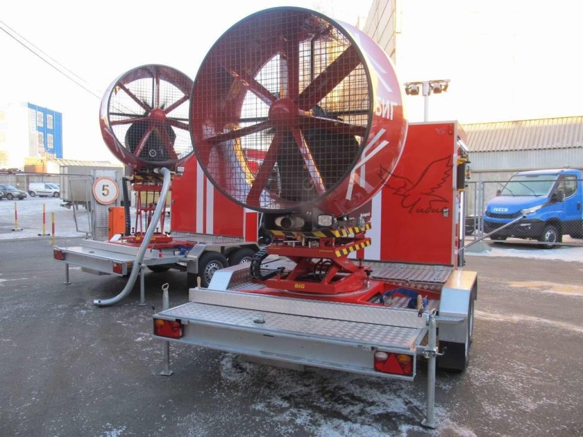 Прицеп дымоудаления ПППД-125