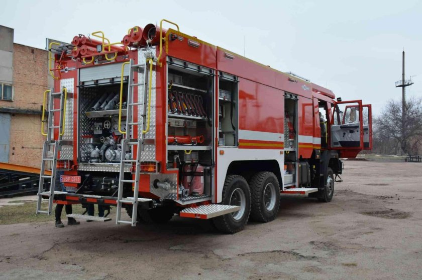 Пожарный МАЗ-520 экспериментальный
