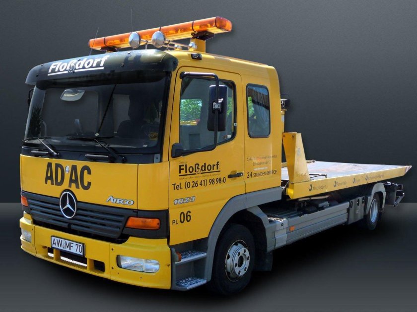 Эвакуатор Мерседес Атего