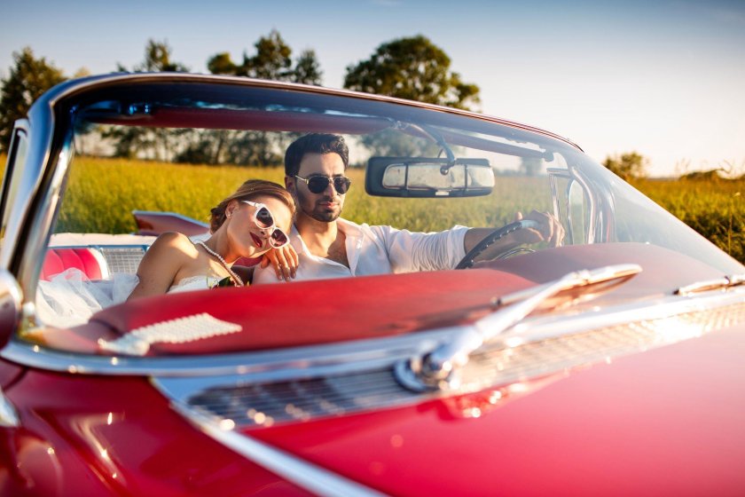 Фотосессия с кабриолетом