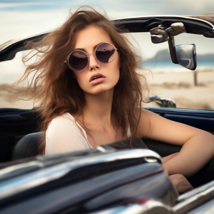 Фотосессия с кабриолетом