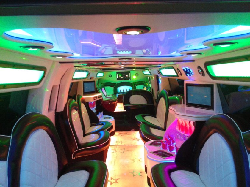 Hummer h2 лимузин салон