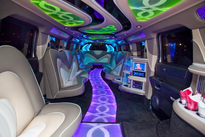 Хаммер h2 лимузин салон