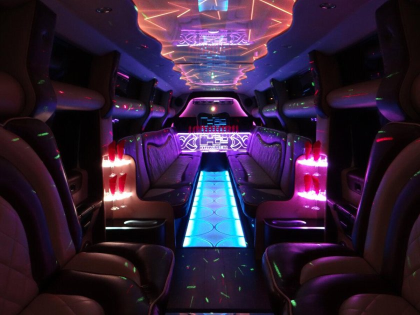 Хаммер h2 лимузин салон