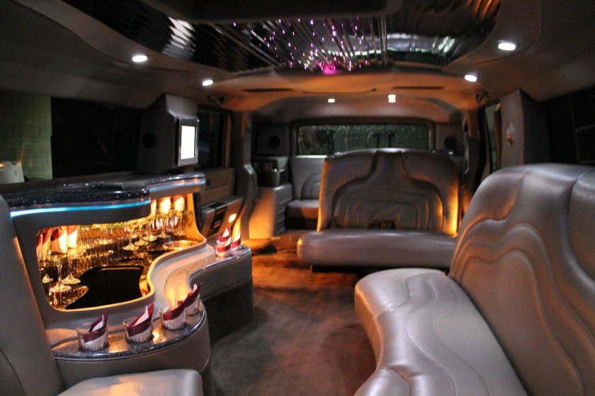 Хаммер h2 лимузин салон