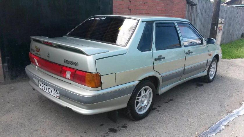 Цвет Талая вода ВАЗ 2114