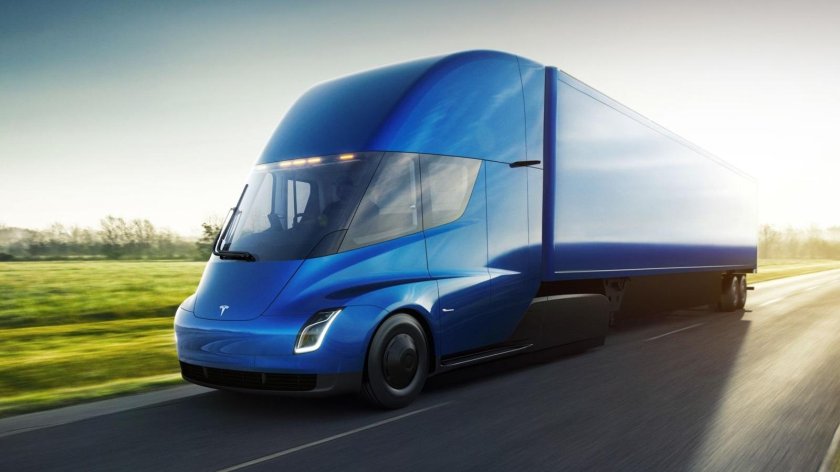 Грузовик tesla semi-truck