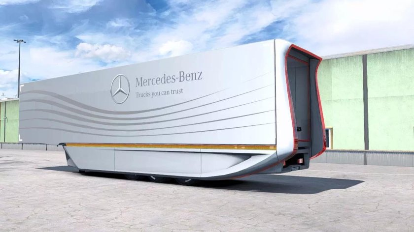 Mercedes aerodynamic Trailer