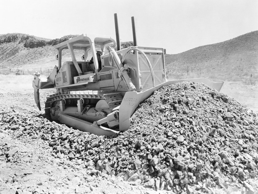 Фиат Аллис бульдозер