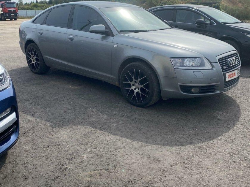 Audi a6 серебристая