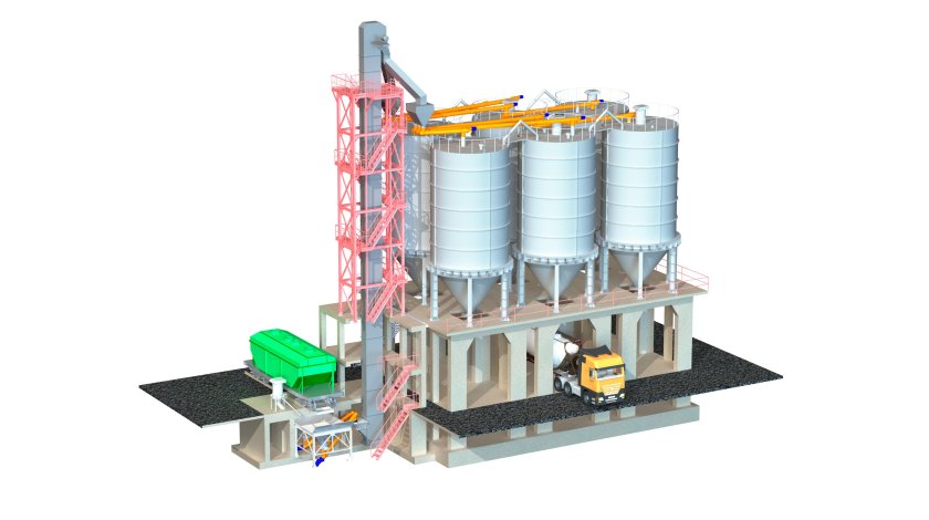 Завод по производству сухих строительных смесей