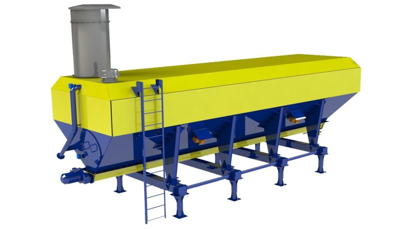 Сушилка Sukup вместимость 40т полымя