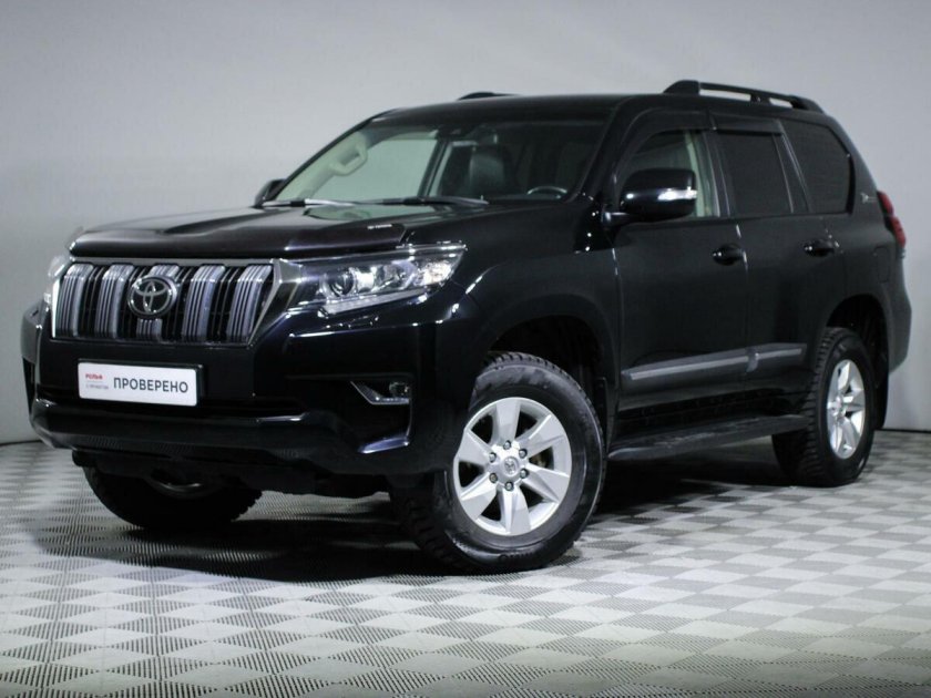 Тойота ленд крузер прадо 2021 черный