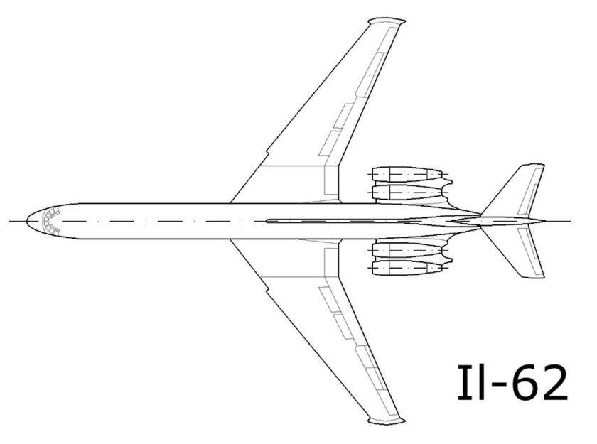 Ил 62 схема самолета