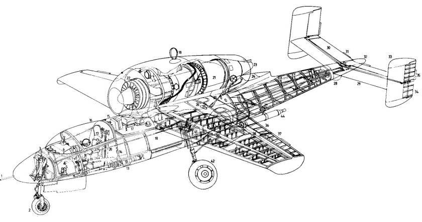 He 162 самолет