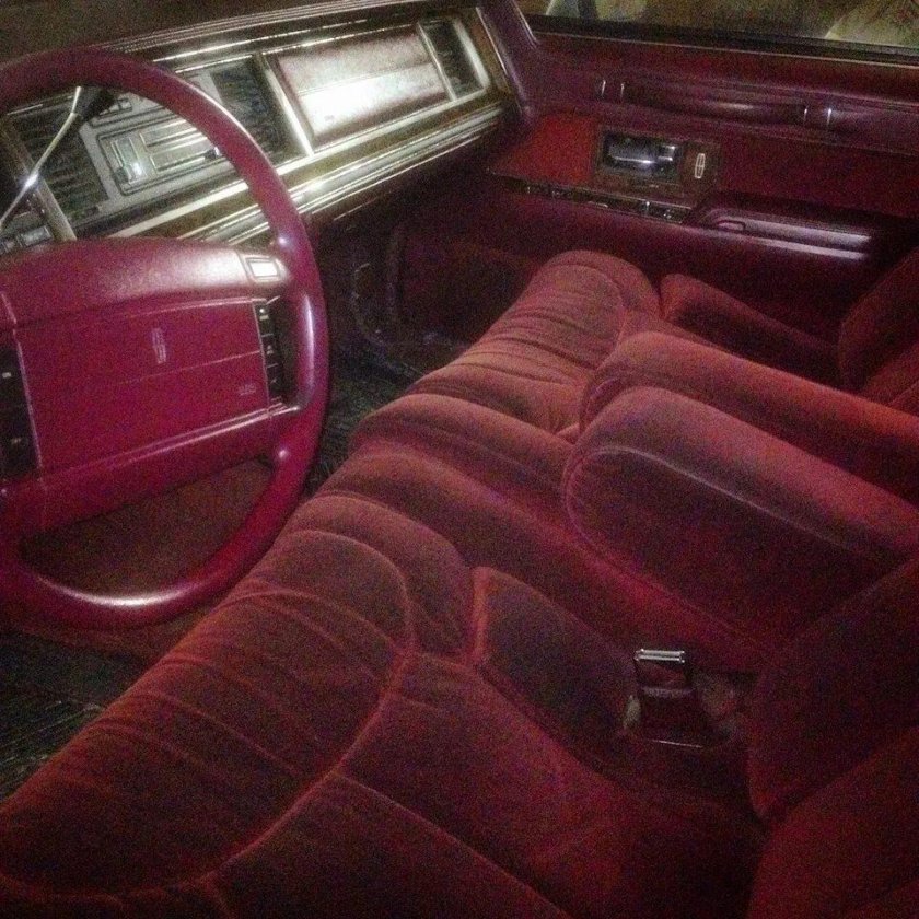 Lincoln Town car 1990 салон