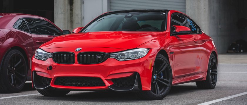 Bmw m4 red