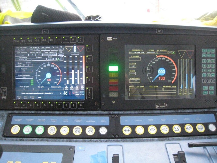 Блок индикации Локомотива