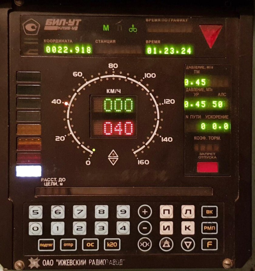 Блок индикации Локомотива