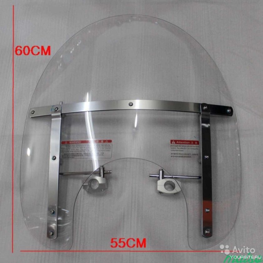 Ветровое стекло на Honda Steed 400