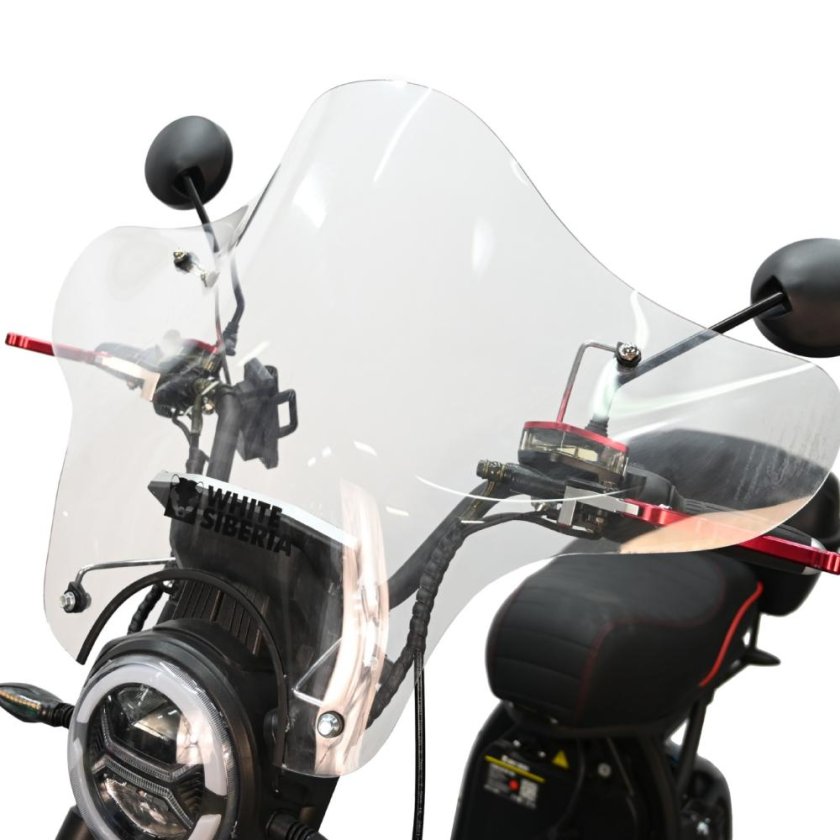 Универсальное ветровое стекло для мопеда альфа
