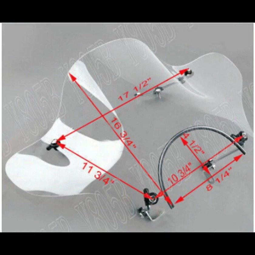 Ветровке стекло на Honda Steed 600