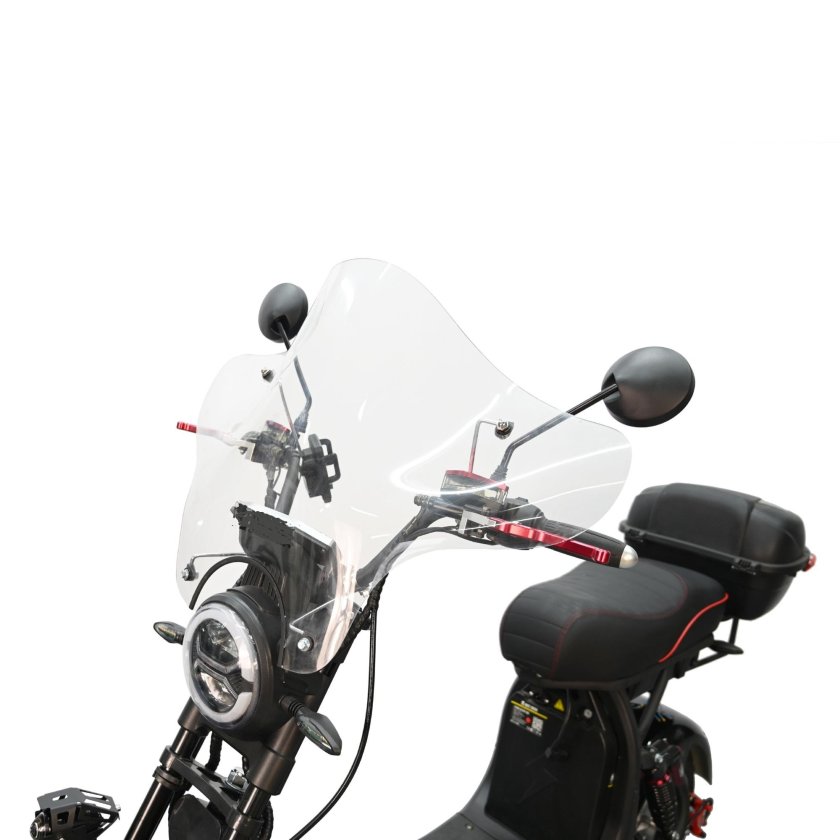 Электромотоцикл алрендо ТС Браво ветровое стекло