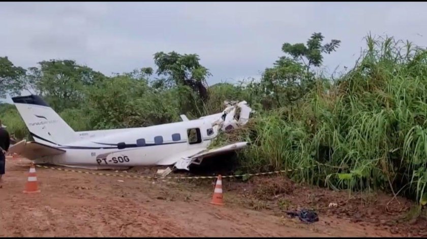 В бразилии разбился самолет