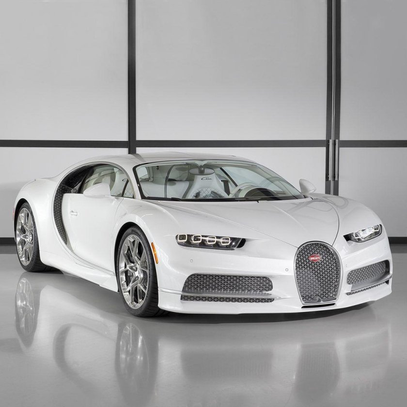 Бугатти белая