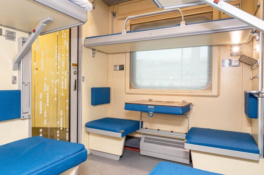 Фирменный вагон РЖД плацкарт