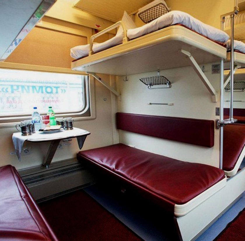 Верхняя боковая полка РЖД 2022