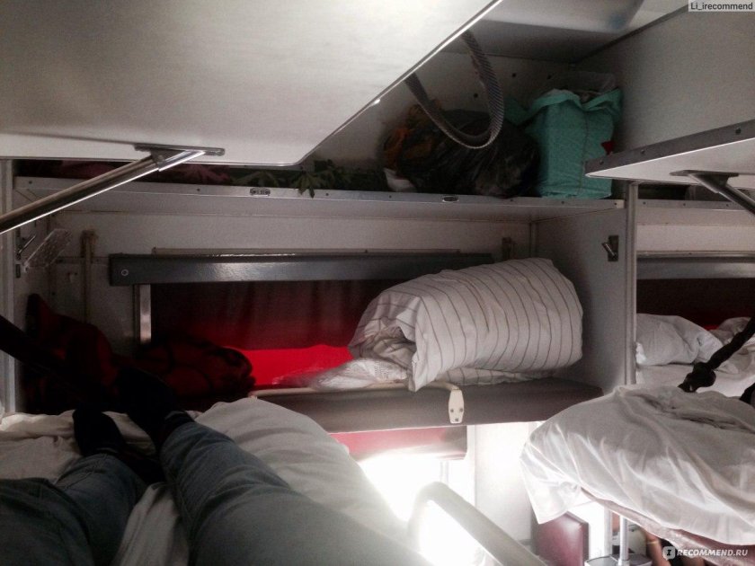 Верхняя боковая полка РЖД 2022