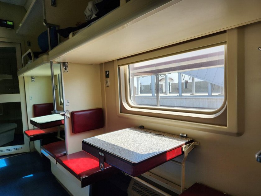 Купе РЖД верхняя полка