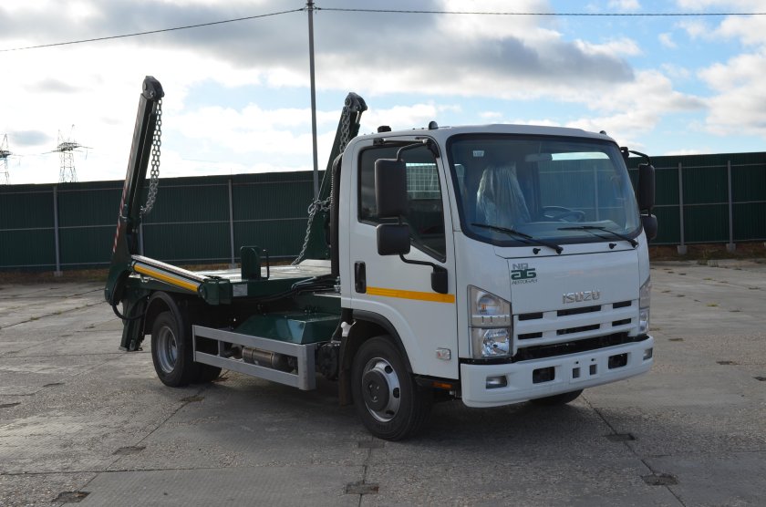 Isuzu nqr90 мусоровоз