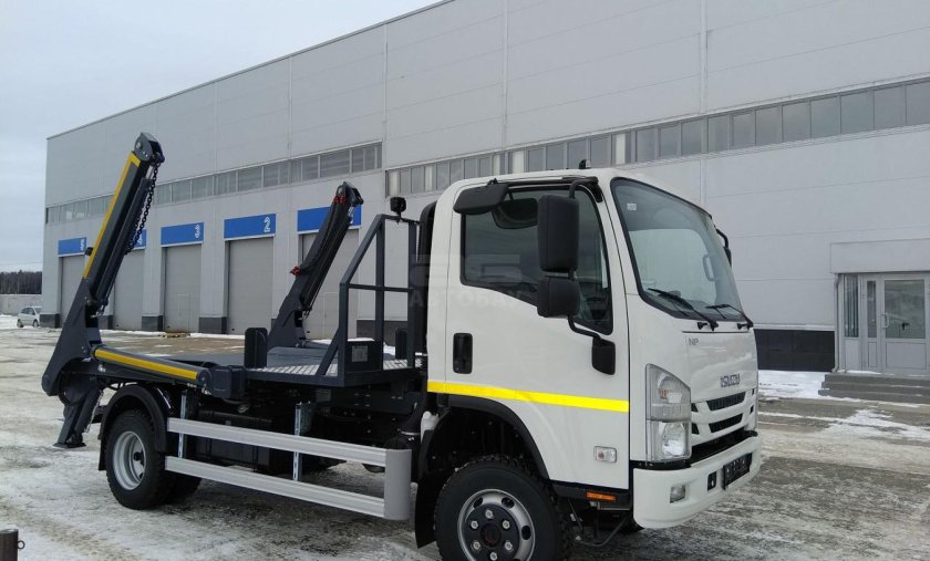 Исузу рогатка мусоровоз