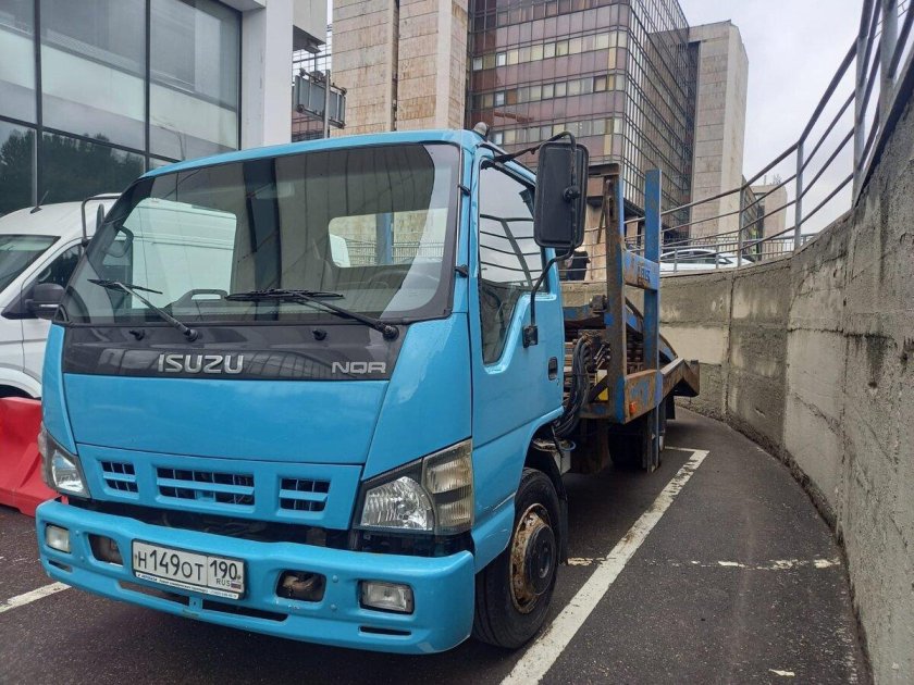 Исузу nqr75 эвакуатор