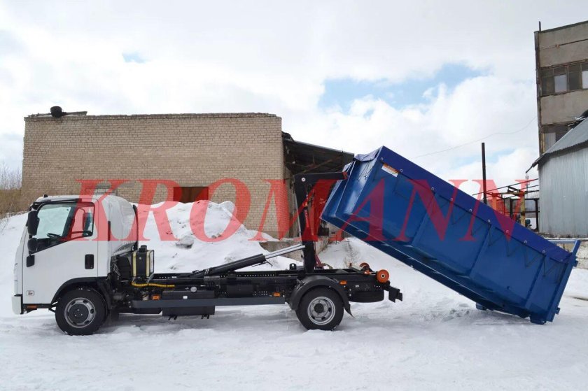 Isuzu nqr75 мультилифт