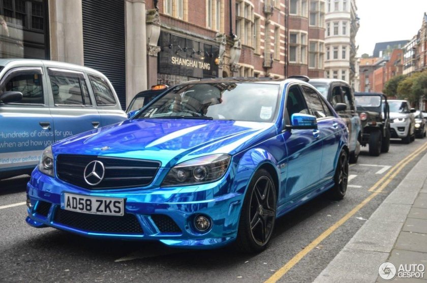 Mercedes Benz c63 AMG винил