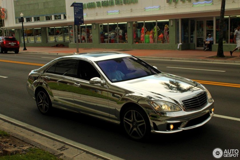 Золотой Мерседес 221