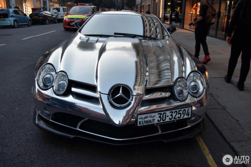 Хромовый Мерседес