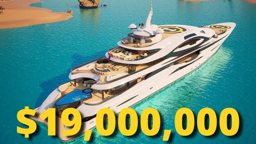 Концепт 120 метровой яхты Амара