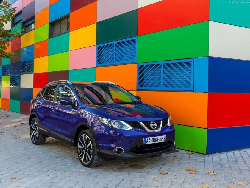 Nissan Qashqai фиолетовый